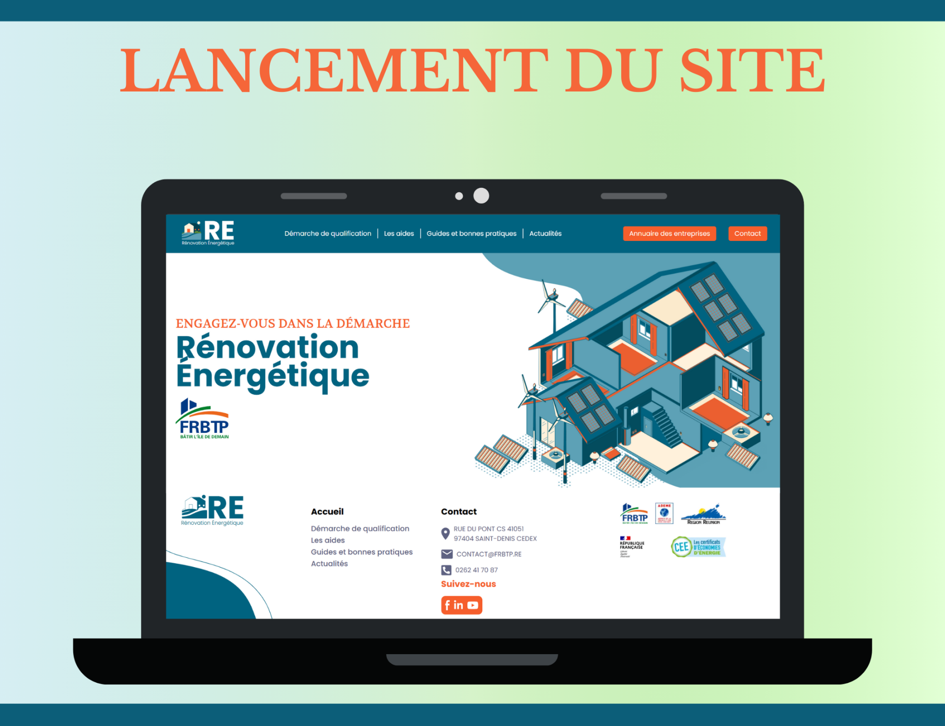 Lancement du site rnovation nergtique