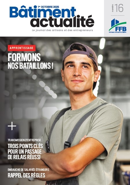BATIMENT ACTUALITE N° 16 DU 01 OCTOBRE 2025