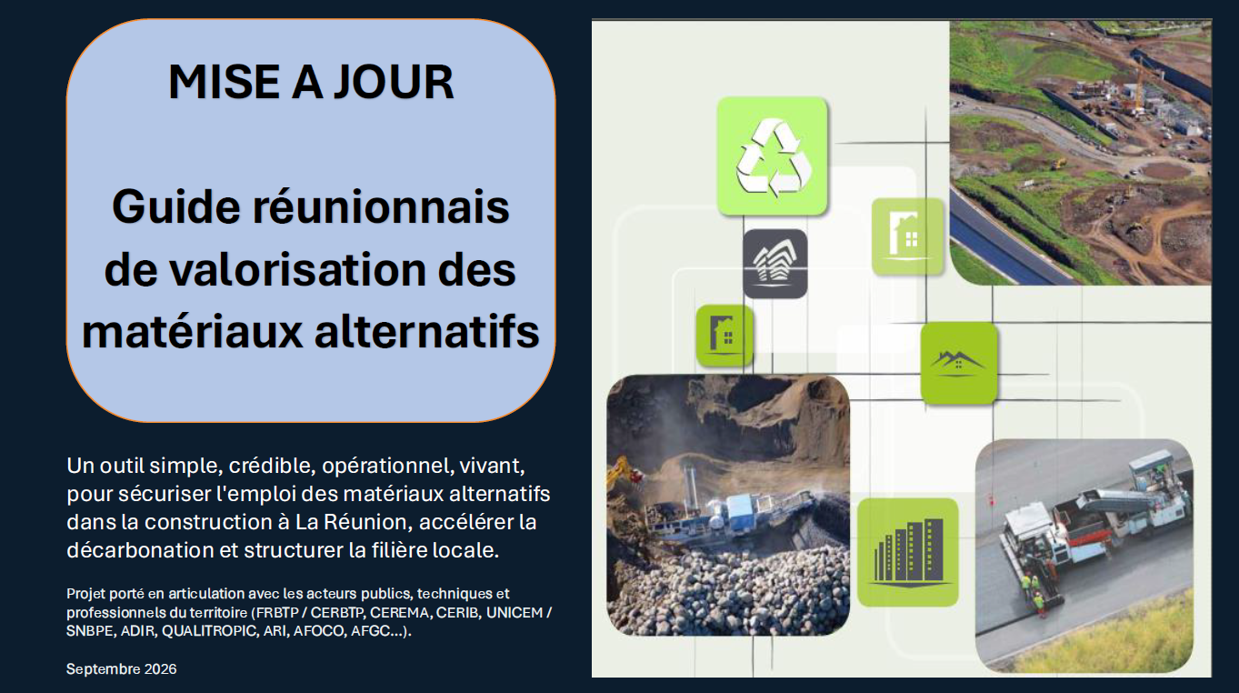 MAJ Guide r�gional de valorisation des mat�riaux alternatifs